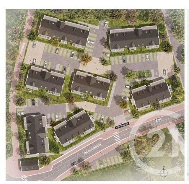 Appartement T3 à vendre - 3 pièces - 67.49 m2 - CRACH - 56 - BRETAGNE - Century 21 Aequitas Immobilier
